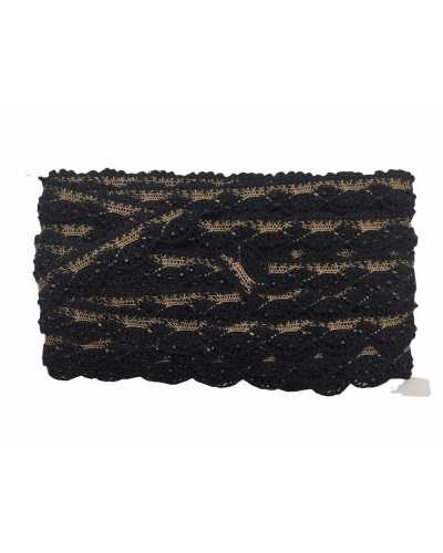 50 cm Verzierungen spitze Spitze Strass Goldfaden Lurex hoch 2 cm