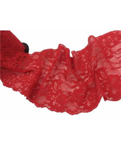Besätze, elastische Spitze, gewellte Kleidung, Blumenmuster, 15 cm hoch