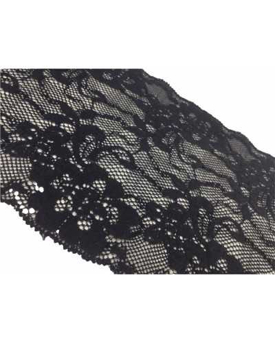 Trimmings Elastic Lace Blue Rose Scalloped High Cm 14