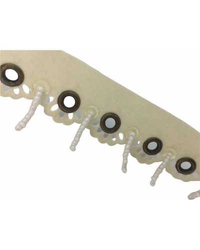 Trimmings Sangallo Velvet Fringe Beads Studs High 25 Mm