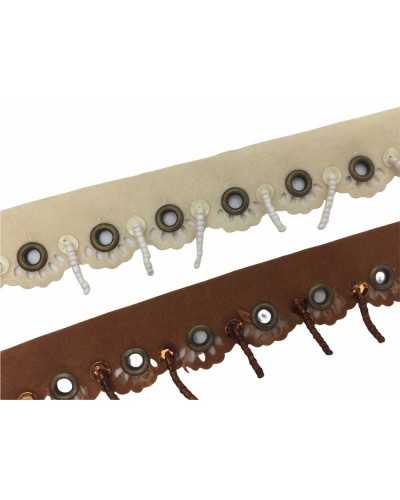 Trimmings Sangallo Velvet Fringe Beads Studs High 25 Mm