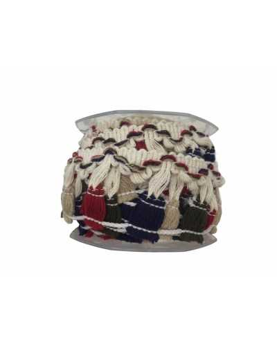 50 Cm Trimmings Fringe Wool Tassels Colored Bow 4 Cm High