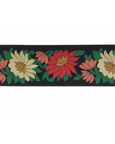 50 Cm Handheld Gallon Black Ribbed Flowers SatinHigh 7C
