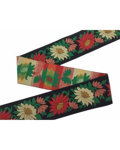 50 Cm Handheld Gallon Black Ribbed Flowers SatinHigh 7C