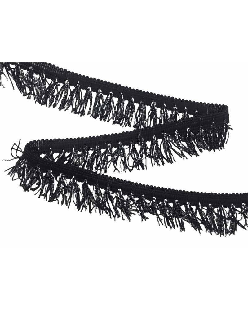 Passmaneria Frangia Lucida Lurex Silver High Cm 5