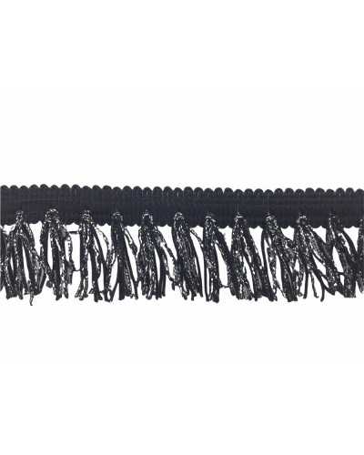 Passmaneria Frangia Lucida Lurex Silver High Cm 5