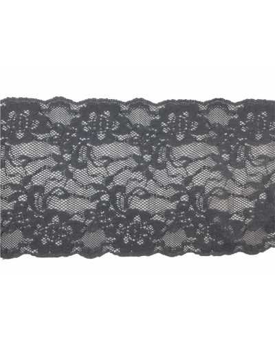 Passamaneria Pizzo Tramezzo Bielastico Fiori Alto Cm 15