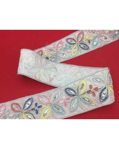 50 cm lange Gallonen-Trennwand, bestickt mit 6 cm hohen Pailletten