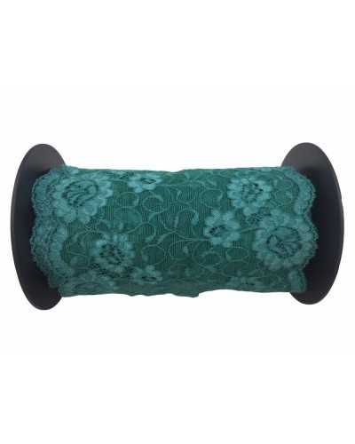 Besätze elastische Spitze Trennwand Design Blumen hoch 15,5 cm
