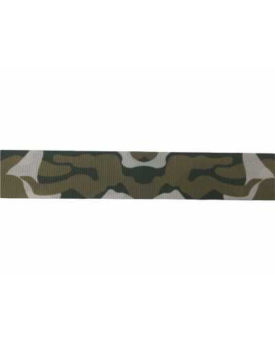 Passamaneria Nastro Gros Grain Mimetico Camouflage Alto 25 MM