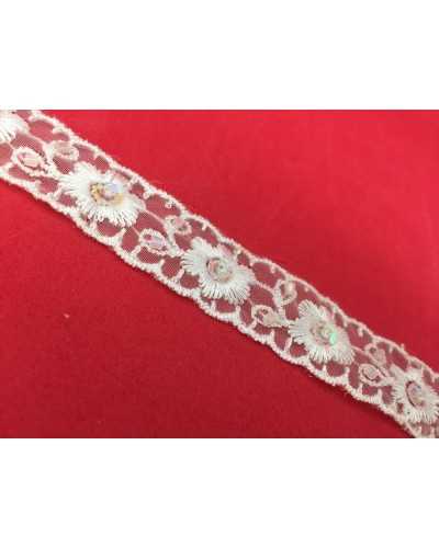 Trimmings Edge Embroidered Partition Beads Sequins High 2 Cm