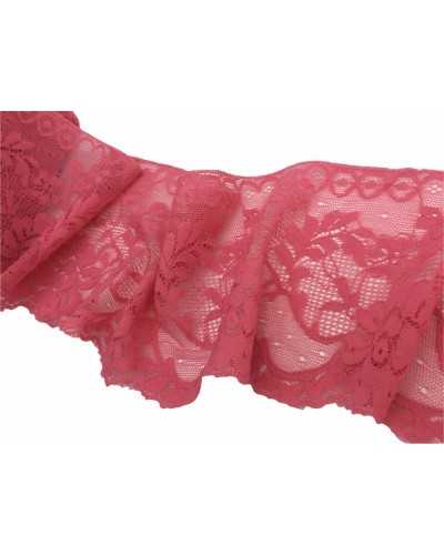 Passmaneria Pizzo Tulle Elastic Punta Traforato Drawing FlowersAlto 12C