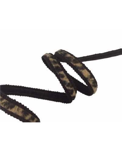 Besatz Randabdeckung Punkt Leopardenpferd 1 cm hoch