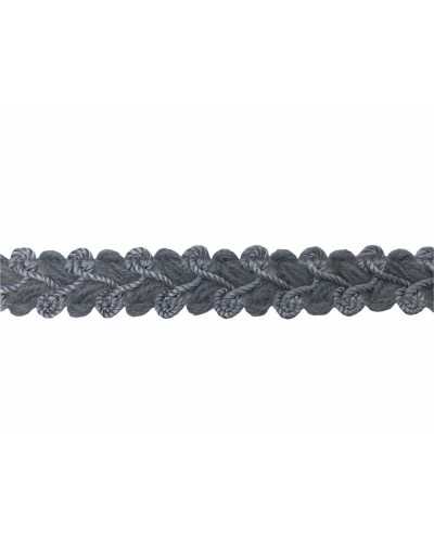 Passementerie Laine Gris Bordure Coverpoint Haut 2 Cm