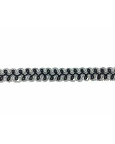 Passmaneria Bordo Copripunto Bianco Black Agremano16 Mm