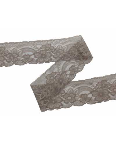 Passementerie Dentelle Brodée Bord Festonné Fleur De Tulle Haute 65 Mm