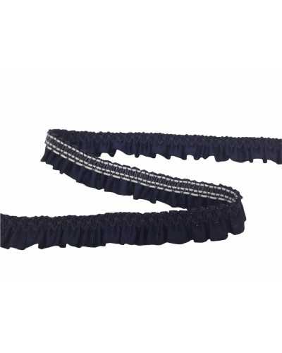 Posamentenrouches, elastische Fransen, Gros-Grain, glänzend, hoch, 15 mm