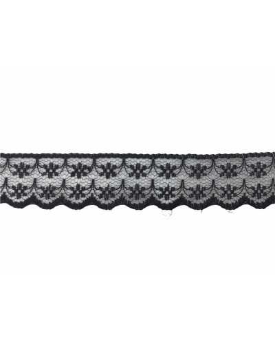 2 Mt Raschel Lace Trimmings Tulle Lace Worked 2 Cm High