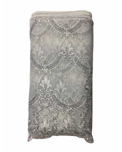50 cm Verzierungen Spitze Tüll bestickt Rebrodè Lurex hoch 45 cm
