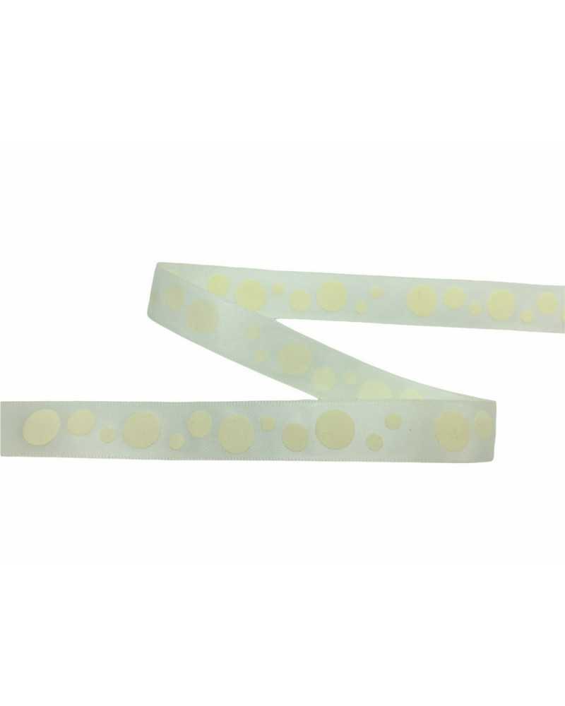 Trimmings Satin Ribbon Print Large Small Polka Dots Yarn Dyed 15 m high