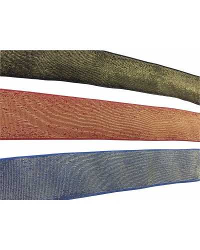 Garnituren, elastisches Gold-Lurex-Band, hoch, 4 cm