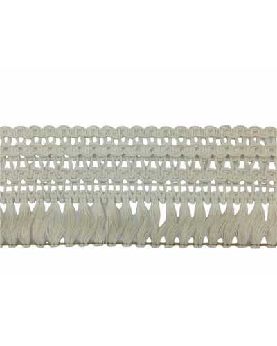 Garnituren, Fransenquaste, Polsterung aus mattierter Baumwolle, 8 cm hoch
