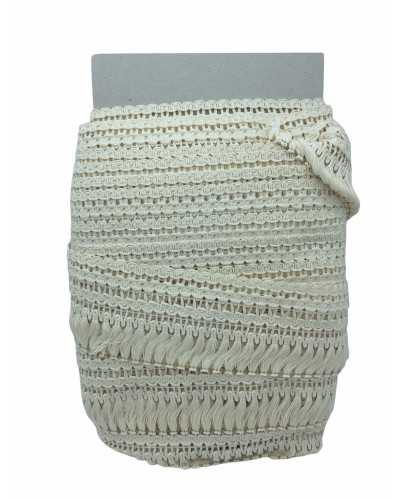 Garnituren, Fransenquaste, Polsterung aus mattierter Baumwolle, 8 cm hoch