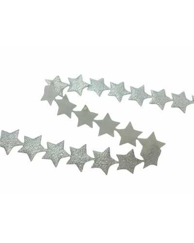 Wall decal Stars Silver Fabric Lurex High Mm 20
