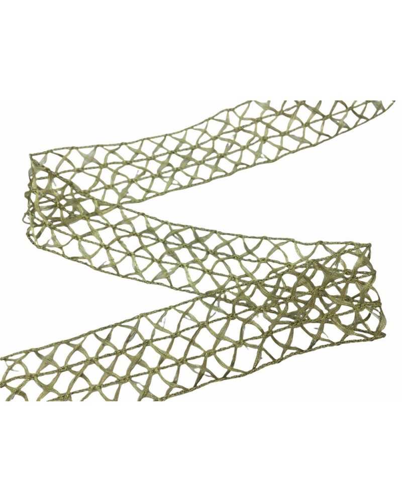 Trimmings Perforated Ribbon Partition Lurex Thread 4 Cm High