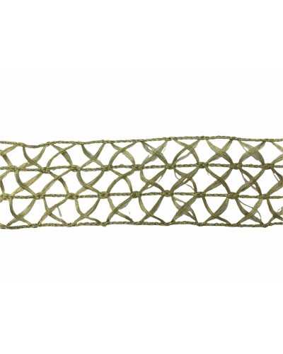 Trimmings Perforated Ribbon Partition Lurex Thread 4 Cm High