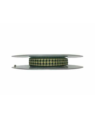 Garnituren Weihnachtsband Gold Lurex Quadrat 10 mm hoch