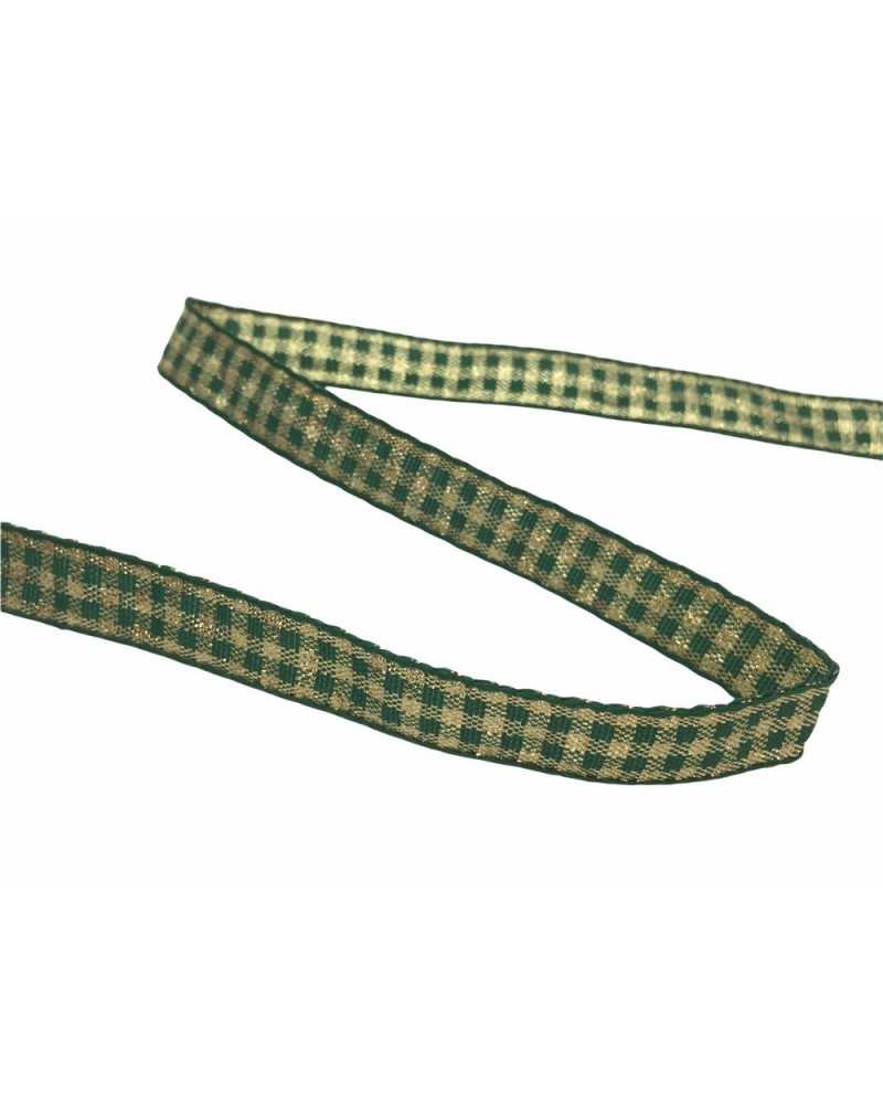 Garnituren Weihnachtsband Gold Lurex Quadrat 10 mm hoch