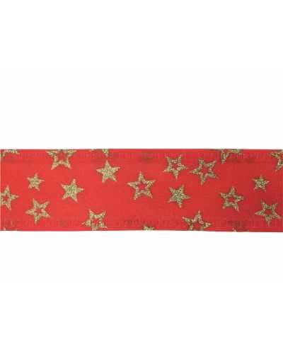 2 Mt Passementerie TNT Ruban Étoiles De Noël Or Lurex Haut 40 Mm