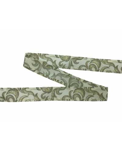 Pasamanería Cinta Navideña Oro Lurex Tafetán Alto 16 Mm