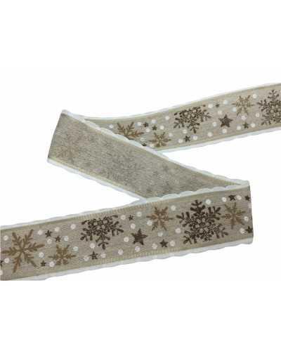Passmaneria Lino Printed Stars Pois Ice35 Mm