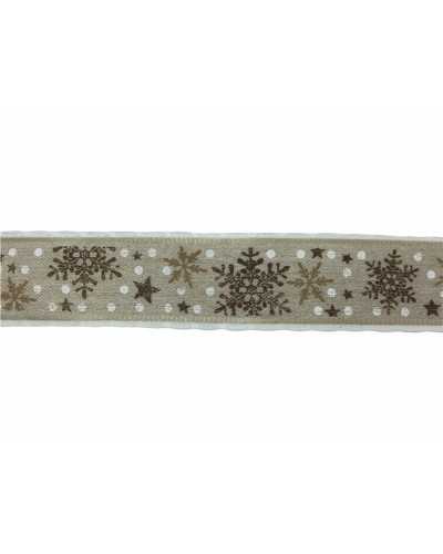 Passmaneria Lino Printed Stars Pois Ice35 Mm