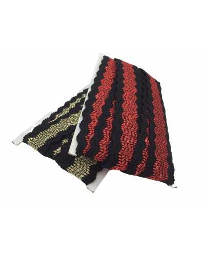 50 Cm Pasamanería Cinturón Elástico Lurex Lentejuelas Alto 5 Cm