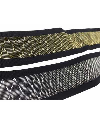 50 Cm Trimmings Elastic Spring Black Rhombus 5 Cm High