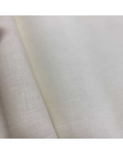 50 cm Tela Lino Puro Italiano Blanco art. 306 lienzo de 90 cm de alto