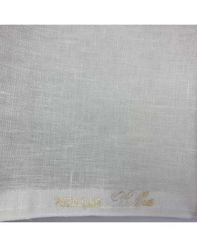50 cm Blanc Pur Lin Italien art. 306 toile de 90 cm de haut