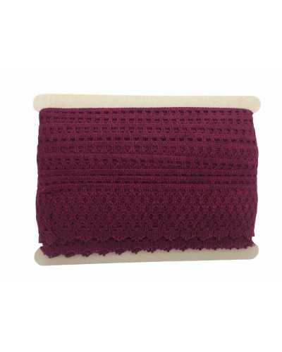 Flecos Pasamanería Red Mano Lana Festoneada Moda Alto 7 Cm