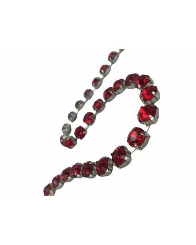 50 Cm Trimmings Jewel Wire Strass Metal Size 8 Mm