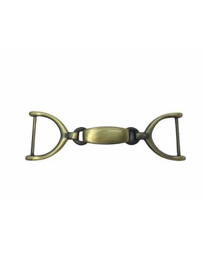 Patère En Métal Poli Modèle Alamaro Coats Montgomery Mesure 10x3 Cm