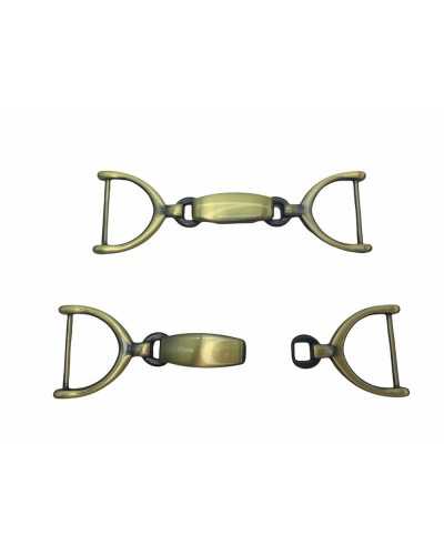 Polished Metal Hook Model Alamaro Coats Montgomery Measures 10x3 Cm