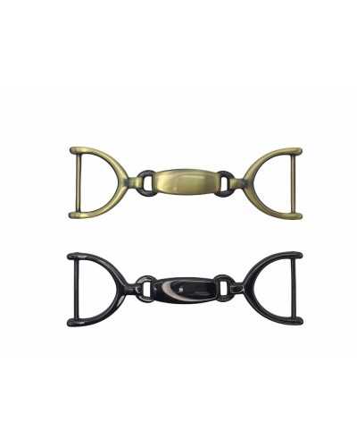 Gancho Metal Pulido Modelo Alamaro Coats Montgomery Medidas 10x3 Cm