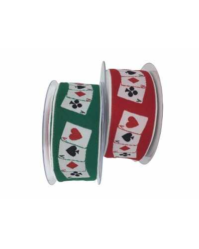 Trimmings Poker Spielkarten Band Galloon Griechischer Rand bestickt 50 mm hoch
