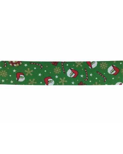 Pasamanería Bies Navidad Lurex Travesaño Diagonal Cinta Algodón 3 Cm Alto