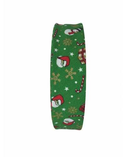 Passamaneria Sbieco Natale Lurex Diagonale Nastro Traversino Cotone Alto 3 Cm