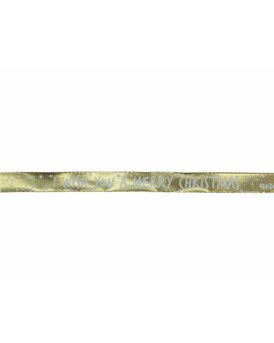 25 Mt Passamaneria Nastro Natale Scritta Merry Christmas Stelle Alto 15 Mm