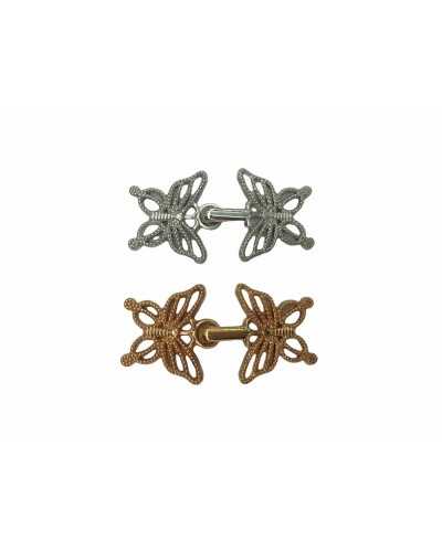 Eingelegter Metallhaken Modell Butterfly Jacket 40x20mm